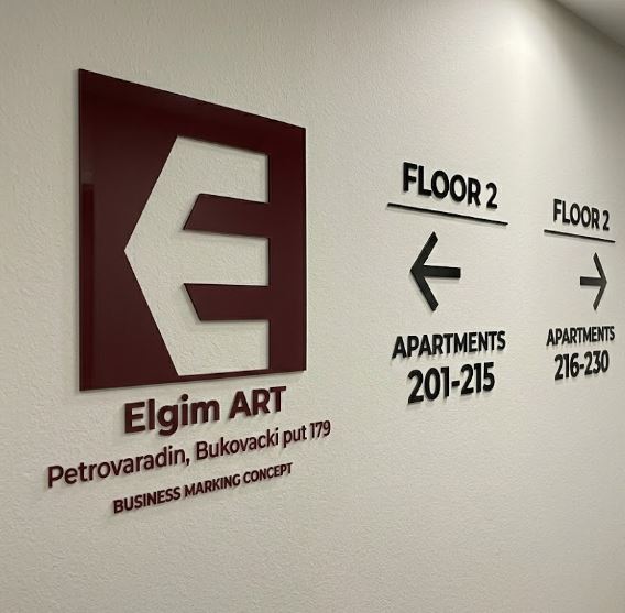 Primer obeležavanja poslovnog objekta i zgrade